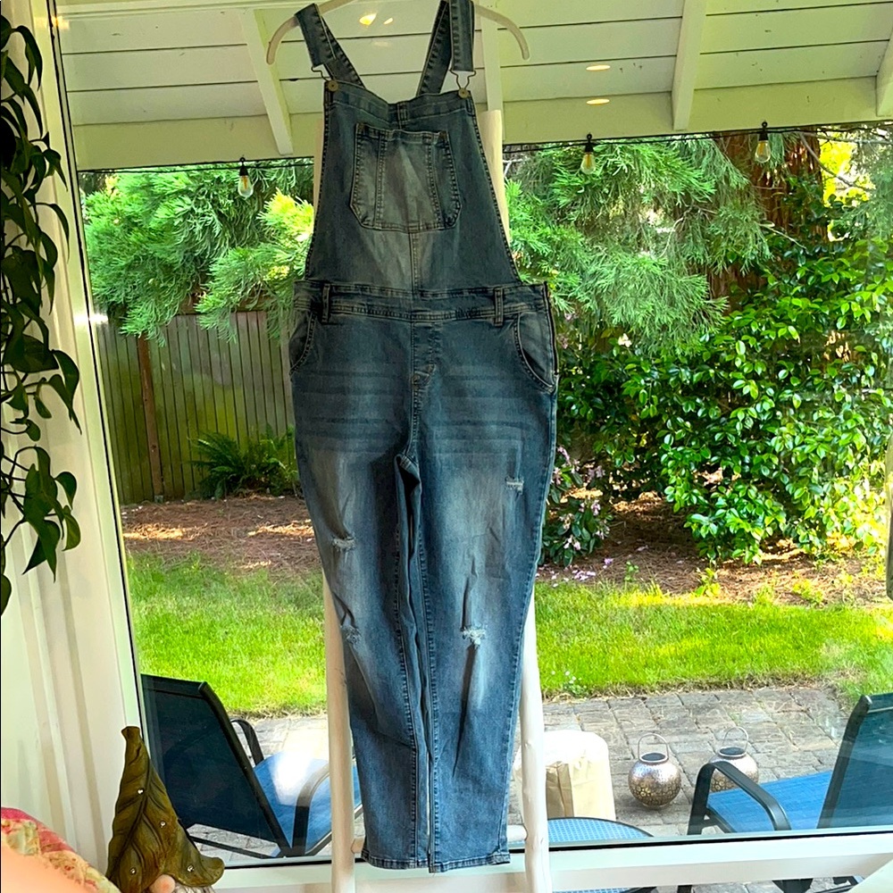 Blue Denim Overalls